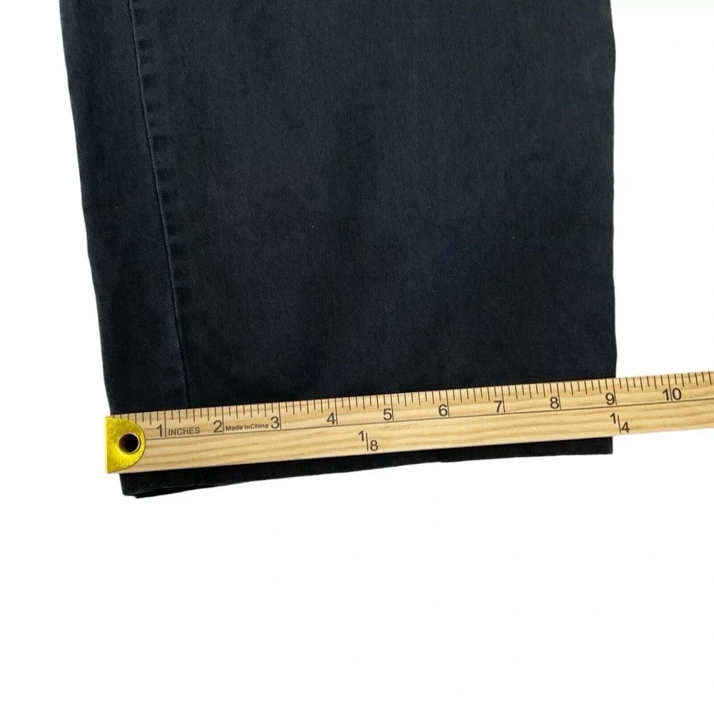 Tommy Hilfiger Golf Pants Men 30 (ACTUAL 35x27) Black Vintage Chino Twill Casual